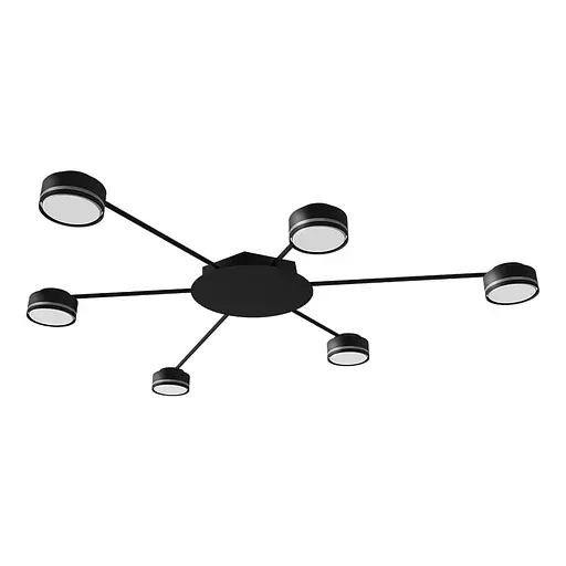 Люстра Ardero ML481-6 під лампу чорний - фото 1