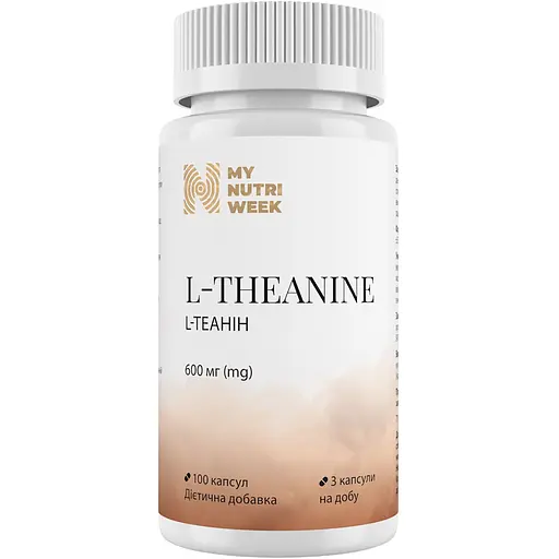 L-теанин My ​​Nutri Week L-Theanine 520 мг 100 капсул