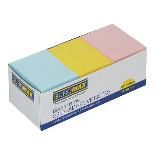 Блок паперу для нотаток PASTEL BM.2310-99, 38 х 51 мм - фото 2