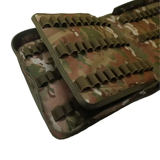 Сумка-патронташ закрита для 12 калібру на 120 набоїв мультикам - фото 2