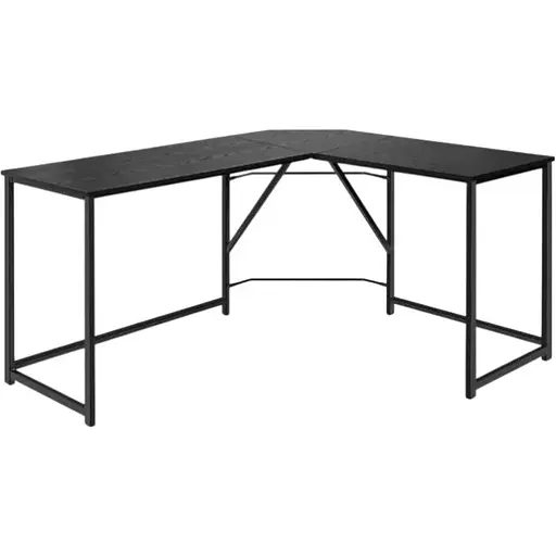 Компьютерный стол Costway Rubin L-образный в стиле Loft черный