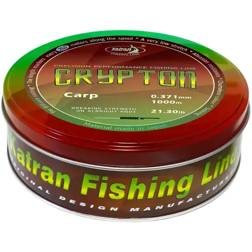 Леска Katran Crypton Carp 1000 м (хамелеон) 0.371 мм 21.3 lb/9.66 кг - фото 2