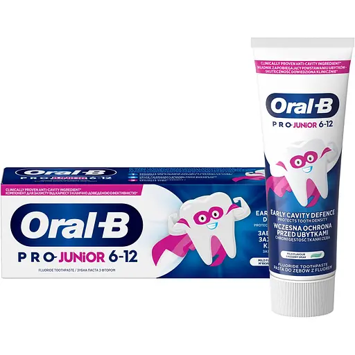 Набор: Зубная щетка Oral-B Pro Kids Frozen с футляром + Зубная Паста Oral-B Pro Junior для детей от 6 до 12 лет 75 мл  - фото 3