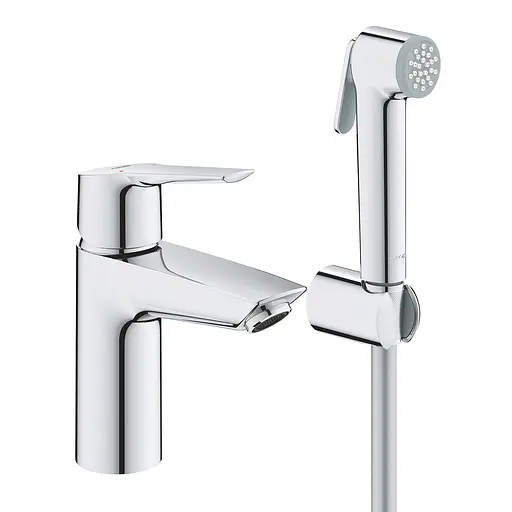 Змішувач з гігієнічною лійкою Grohe QuickFix Start S-Size 23123003, Хром - фото 1