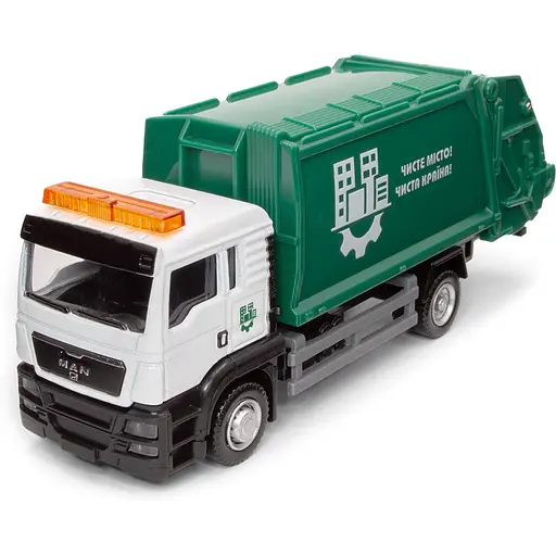 Ігровий набір TechnoDrive Сміттєвоз Man з аксесуарами (250431U) - фото 2