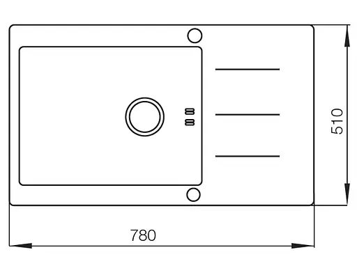Мойка MIXXUS MX(304)7851-200x1.2-HM-GLASS (MX0574) - фото 2