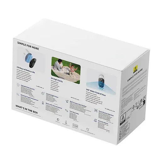 IP-камера відеоспостереження Baseus Security N1 Outdoor Camera 2K (S0ST002130) - фото 5