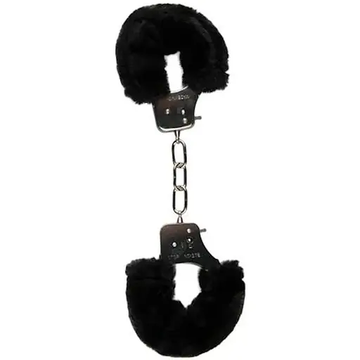 Наручники EasyToys Furry Handcuffs (чорний)