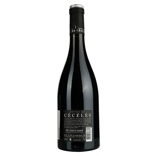 Вино Devois De Ceceles Rouge 2020 AOP Pic Saint Loup, красное, сухое, 0.75 л - фото 4
