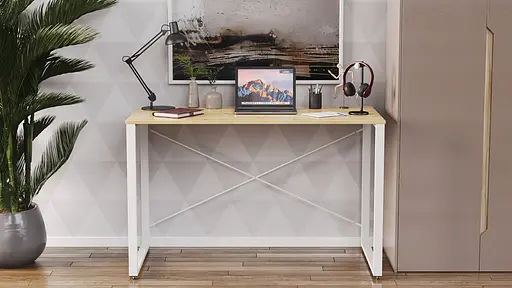 Письмовий стіл Ferrum-decor Серії Конект 75x120x60 білий ДСП Дуб Артізан 16мм (FRD-104209) - фото 4