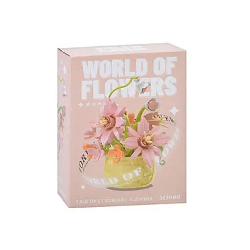 Детский конструктор "Цветы в горшке" M3077-3080