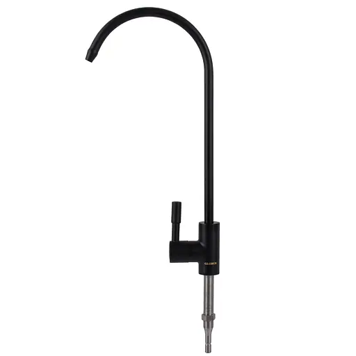 Кран для обратного осмоса Globus Lux Lazer GLLR-55M-BB черный матовый смеситель с поворотным изливом для кухни - фото 2