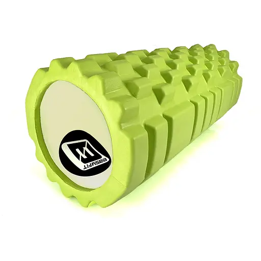 Массажный ролик EasyFit Grid Roller 33 см v.1.1 Салатовый (EF-2020-GN) - фото 1