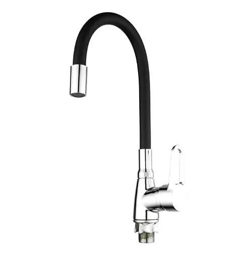 Змішувач для кухні Mixxus Elba 014 (Nut) Refl.Black. (MI6306) - фото 1