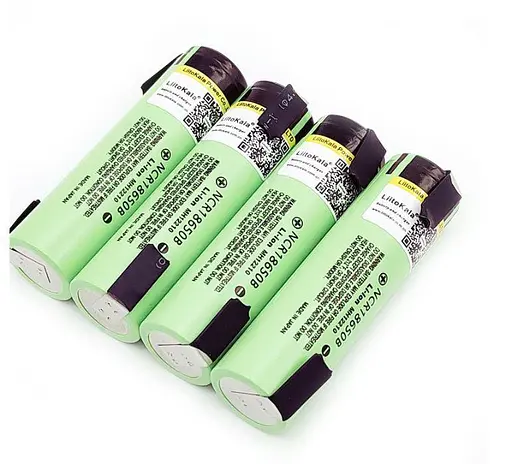 Аккумулятор с никелевыми контактами Panasonic Liitokala NCR18650B 3400mAh 3.7V (с напайками) - фото 6