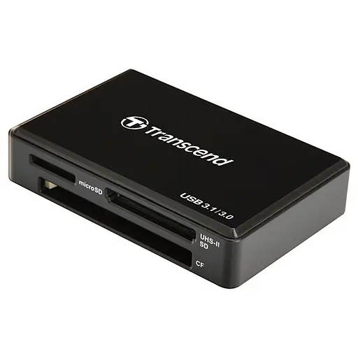 Кардрiдер Transcend USB 3.1 UHS-II Multi Card Black (TS-RDF9K2) - фото 1