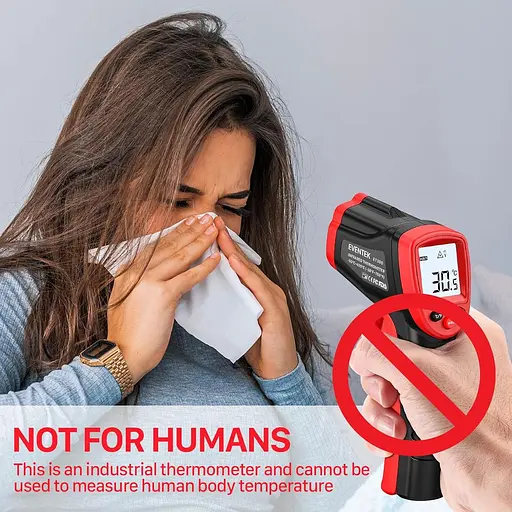 Лазерный инфракрасный термометр пирометр датчик температуры Eventek от -50 до + 380 °C - фото 7