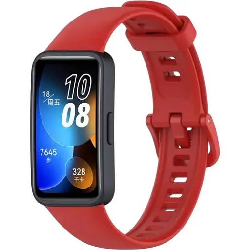 Ремешок DK для Huawei Band 8 / 9 Silicone Sport Band Classic (016235) (red)