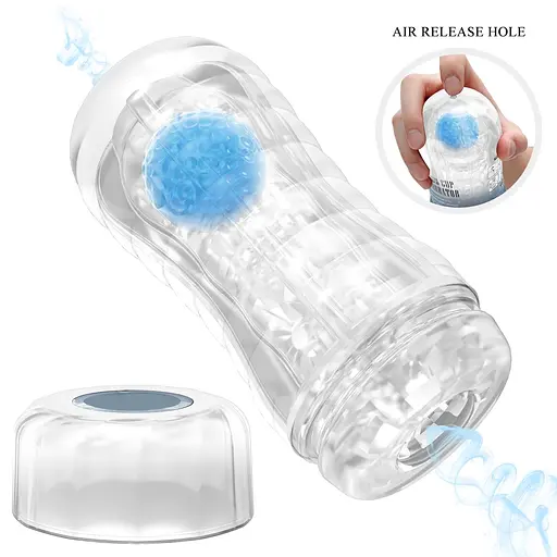 Мастурбатор Pretty Love Vacuum Cup Stellar блакитний - фото 6