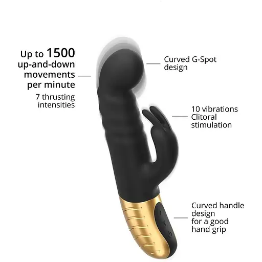 Вибратор Dorcel G-Stormer с возвратно-поступательным движением головки стимуляция точки G - фото 3