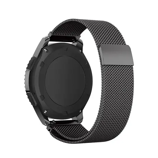 Комплект Tamister для годинника Xiaomi Mi Watch Color 2 чорний (чохол + металевий ремінець 22 мм) - фото 9