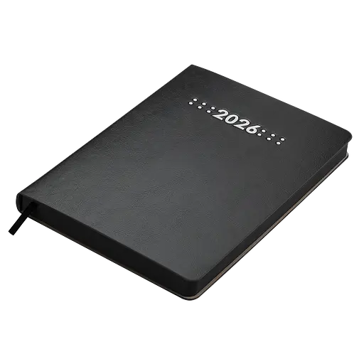 Щоденник датований Buromax Memory 2026 A5 штучна шкіра сірий (BM.21151-09) - фото 5