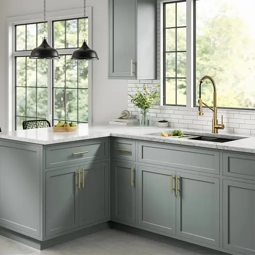 Змішувач для кухні на дві води Kraus Bolden KFF-1610BB Бронза - фото 2