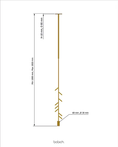 Підвісний стельовий світильник Babich Studio Colos other any color - фото 6