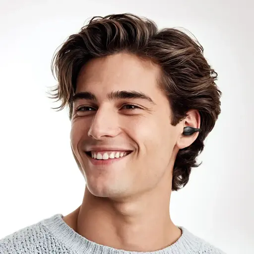 Навушники Hoco EA9 Clear sound clip-on true wireless BT headset Black - фото 4