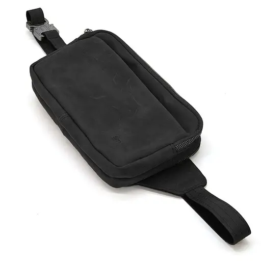 Кожаная мужская сумка на пояс TARWA 25х15х4 см sum0026006 - фото 9