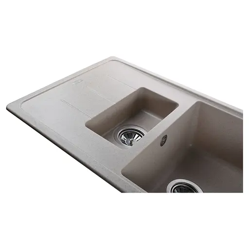 Гранітна мийка Globus Lux Izeo пiщаний 780x500 мм А0004, Sand - фото 4