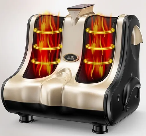 Массажер для ног и ступней Benbo AM-520A роликово-компрессионный массаж с миостимуляцией + подогрев - фото 2