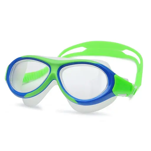 Дитяча маска для плавання Renvo Karu JR Anti-fog салатовий синій OSFM (1SM100-14) - фото 1