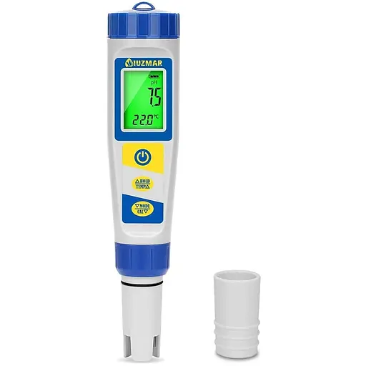 Цифровий тестер хлору та pH UIUZMAR для гідромасажної ванни, електронний басейн із солоною водою