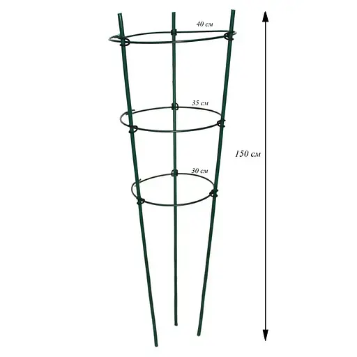 Підтримка для рослин Elsa 3 кільця 150 см (IFR-150) - фото 3
