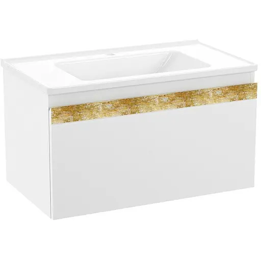 Тумба з умивальником Volle Classic Neo 80 см 1943.328007 Білий - фото 1