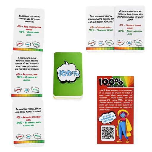 Настільна гра Strateg Весела компанія 100% 30949 110 карток - фото 4