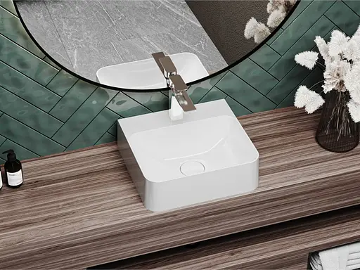 Умивальник Miraggio Seed 0000238, Білий - фото 4