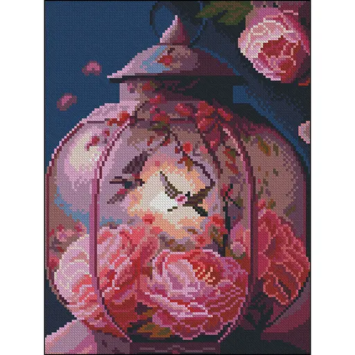 Алмазная мозаика Strateg ПРЕМИУМ Тайна без подрамника размером 30х40 см (ZAV3040-3) - фото 1
