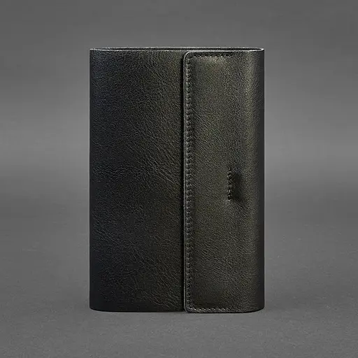 Шкіряний блокнот софт-бук 7.0 чорний Краст - фото 9