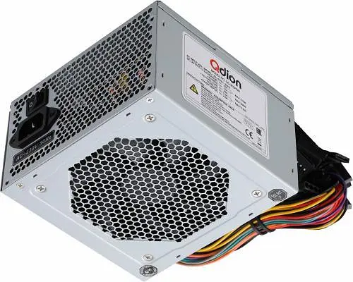 Блок питания 400 Вт, Qdion QD-400PNR, 12 см, 2xMolex/3xSATA/1x6-pin/1x20+4-pin/1x4+4-pin, ATX 2.3 - фото 1