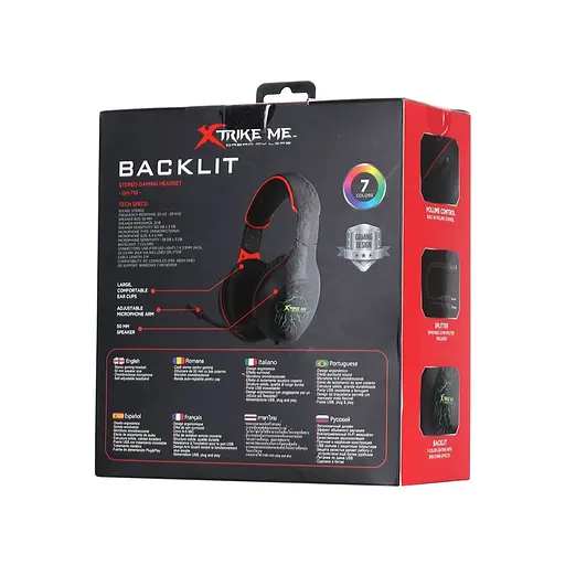 Наушники Xtrike ME GH-710 Rainbow Black (GH-710) - фото 6