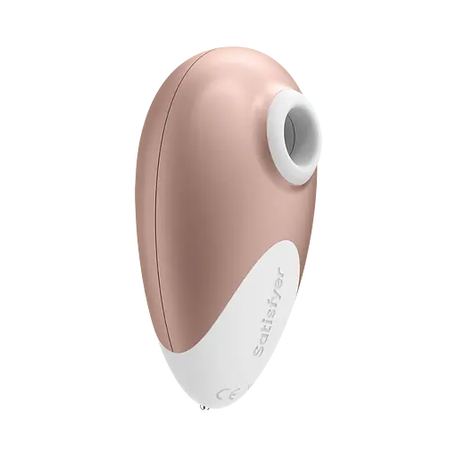 Вакуумний стимулятор клітора Satisfyer Deluxe золотий - фото 3