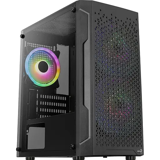 Корпус Aerocool Trinity Mini-G-BK-v2 Black без БП (ACCS-PV32033.11) - фото 1