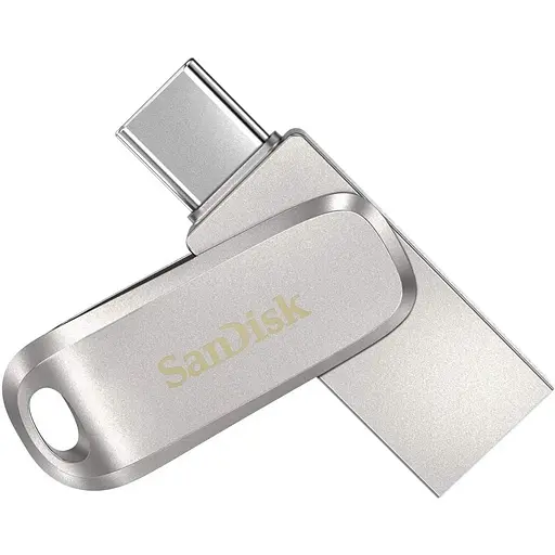 Флешка двойная SanDisk 1 TB Ultra Dual Drive Luxe USB и Type-C (SDDDC4-1T00-G46) - фото 1