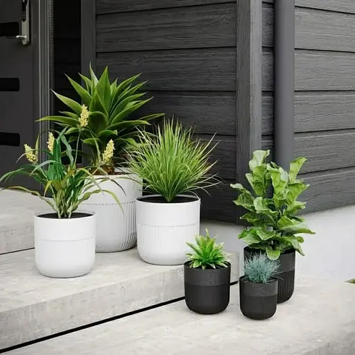 Цветочный вазон Form-Plastic Luca Petit стальной 4 л (5430-095) - фото 2