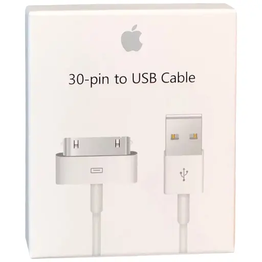 USB-кабель Foxconn для iPhone 4, 4s - iPad 1, 2 3 (Apple 30-Pin) белый