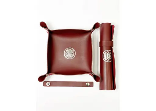 Настільна гра Планета Ігор Лоток для кубиків Ктулху (бургунді) (Dice tray Cthulhu burgundy) (pi-dt003) - фото 4