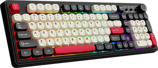 Клавіатура бездротова Ajazz AF98 PLUS Black (AF98-PLUS-BSR) - фото 3