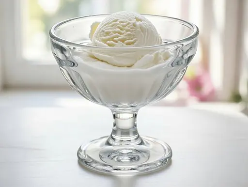 Набір креманок скляних Red Cherry рельєфні грані 200 мл 6 шт IC06 - фото 2